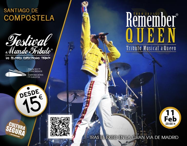 Festival Mundo Tributo - Remember Queen (Espectáculo Homenaje tributo a Queen)