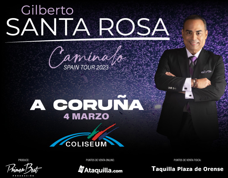  Gilberto Santa Rosa “Camínalo Spain Tour 2023”