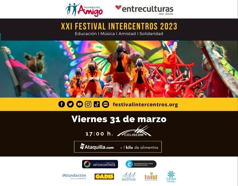 Gala final del XXI Festival Intercentros, a favor de las fundaciones Amigó y Entreculturas  
