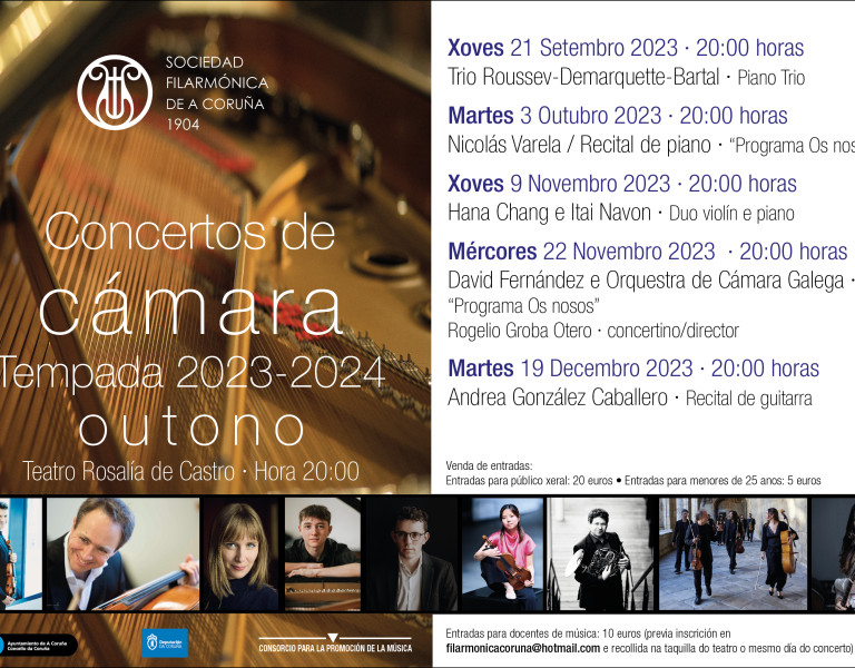 Sociedad Filarmónica de A Coruña – Nicolás Varela / Recital de piano / “Programa Os nosos”
