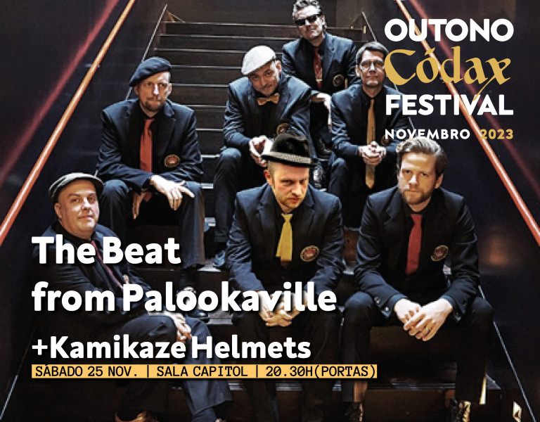Outono Códax 2023. The Beat  from Palookaville + Kamikaze Helmets 