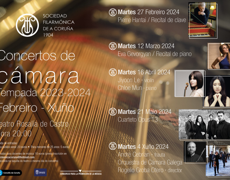 Sociedad Filarmónica de A Coruña – Pierre Hantai – Recital de Clave
